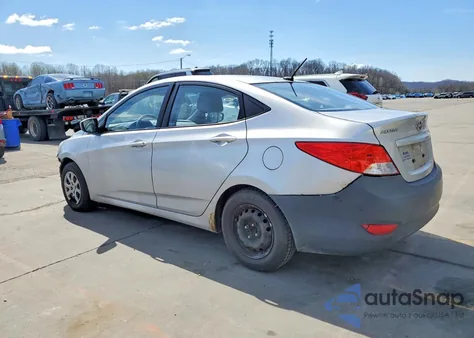 2013 Hyundai Accent Gls from USA, damaged, VIN KMHCT4AE8DU461186